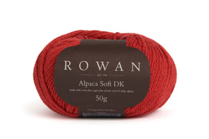 Rowan Alpaca Soft DK in Vermillion0229