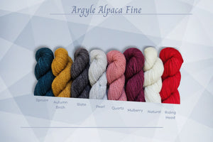 Fleece and Harmony Argyle Alpaca Fine