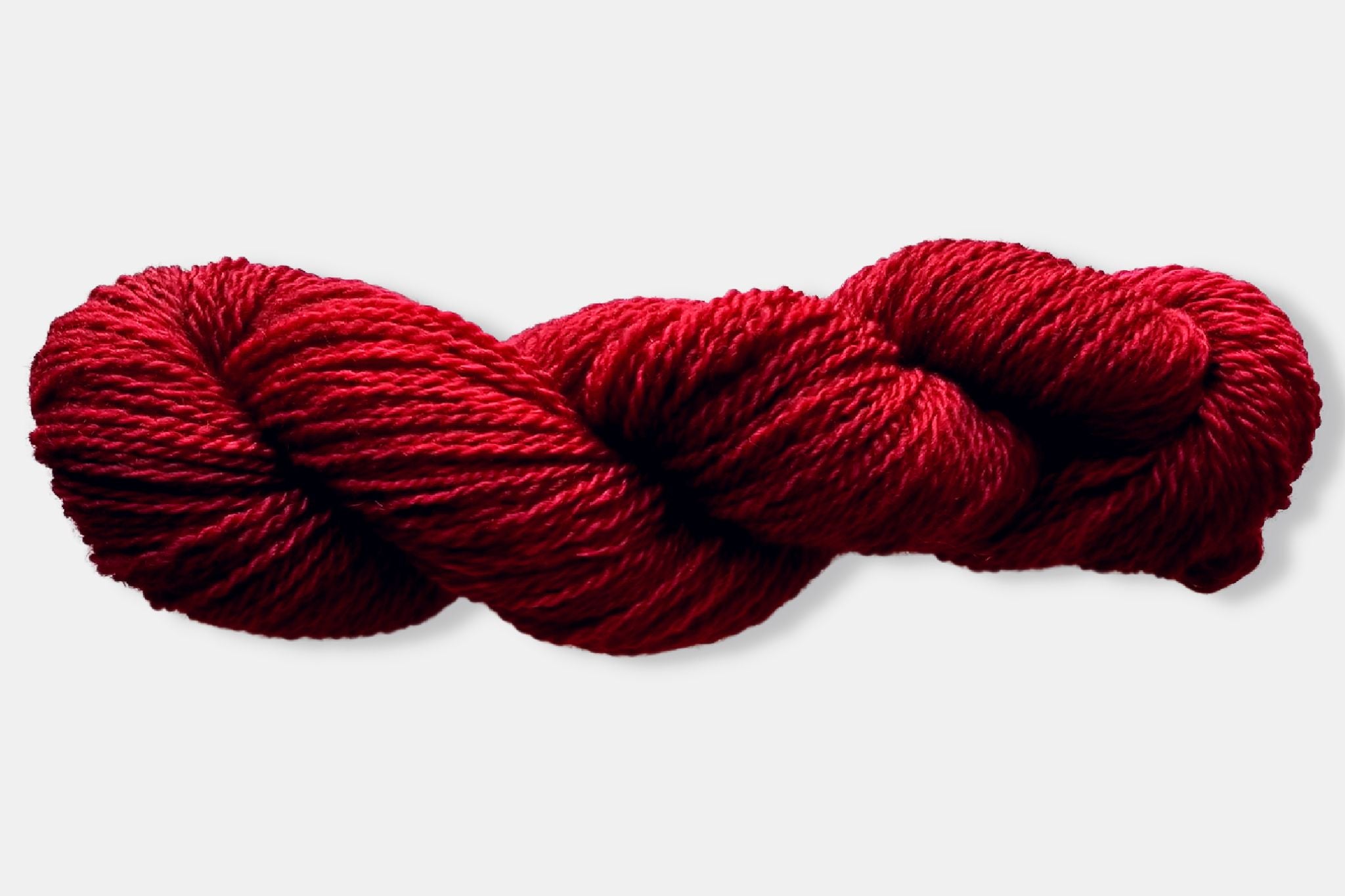 Fleece and Harmony Selkirk Worsted in Cranberry