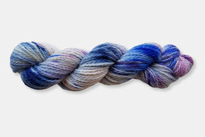 Fleece and Harmony Selkirk Worsted in Forget-Me-Nots