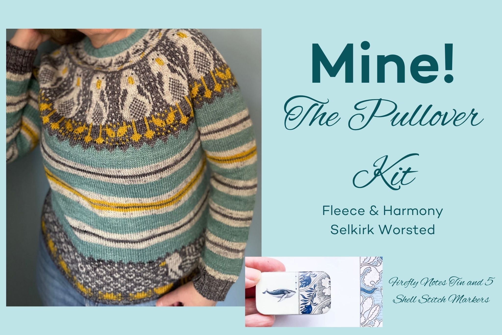 Fleece and Harmony Mine! Sweater Kit