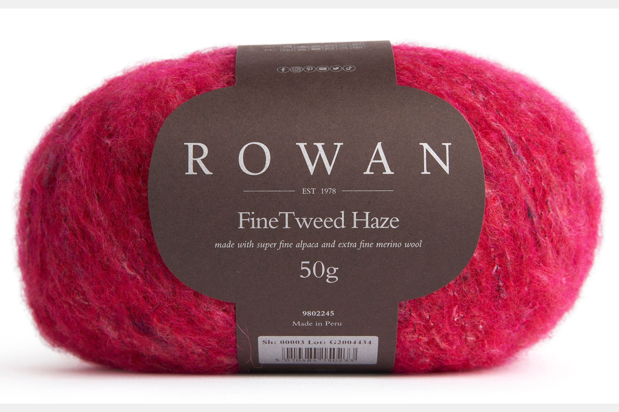 Rowan Fine Tweed Haze in Rose