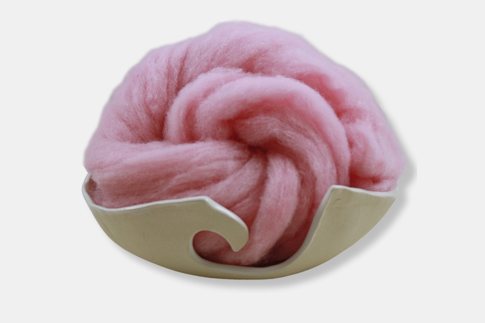 Fleece and Harmony Wool Roving in Rosy Cheeks