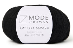 Mode at Rowan Softest Alpaca in Black-010