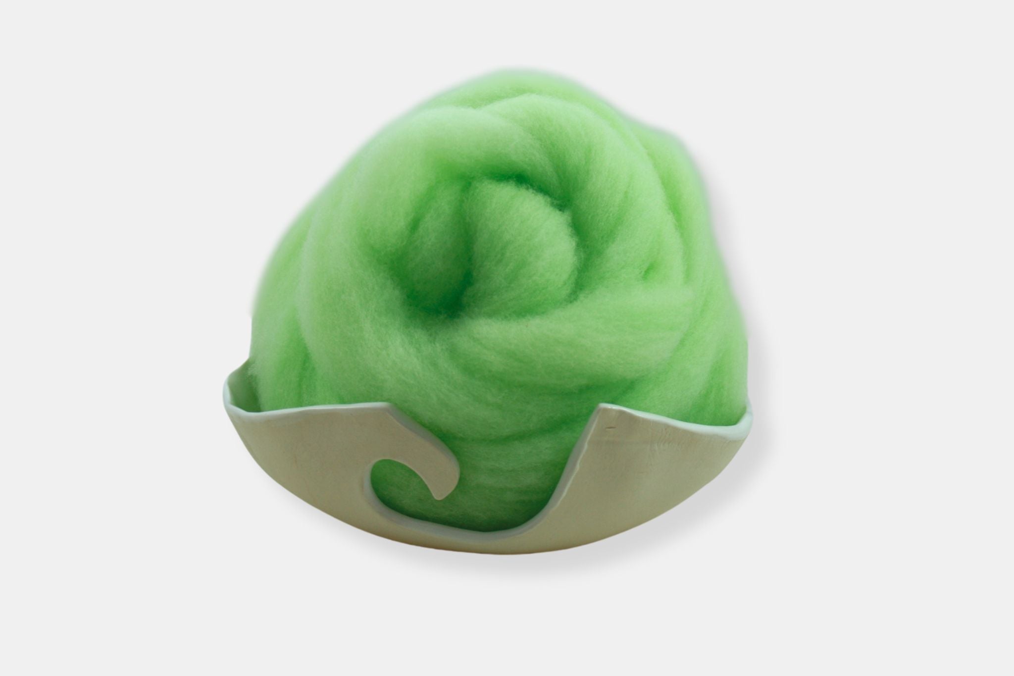 Fleece and Harmony Wool Roving in Sprout
