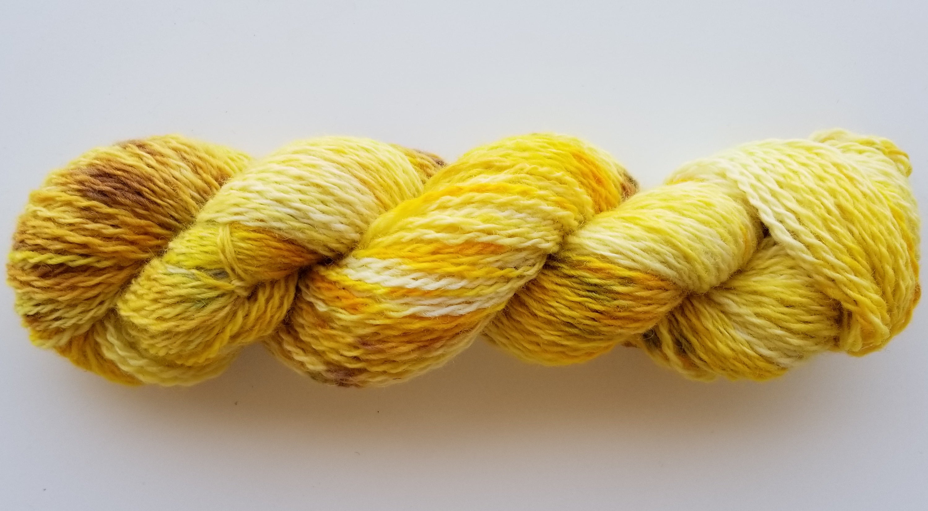Fleece and Harmony Selkirk Worsted in Buttercups