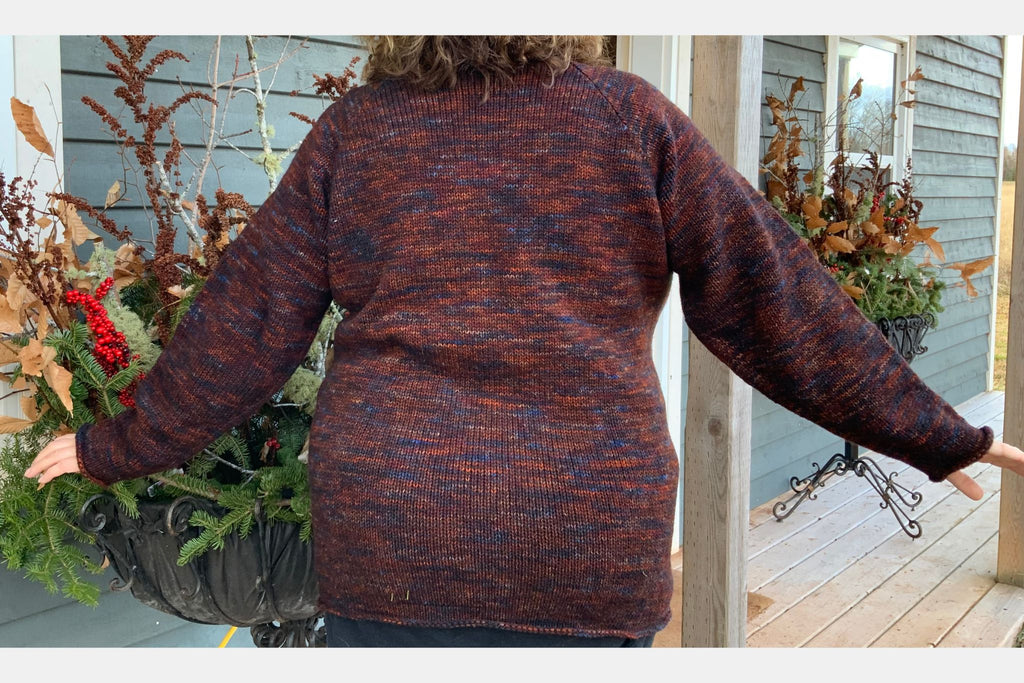 Hand Made Sweater Bramble L-XL – Fleece & Harmony PEI