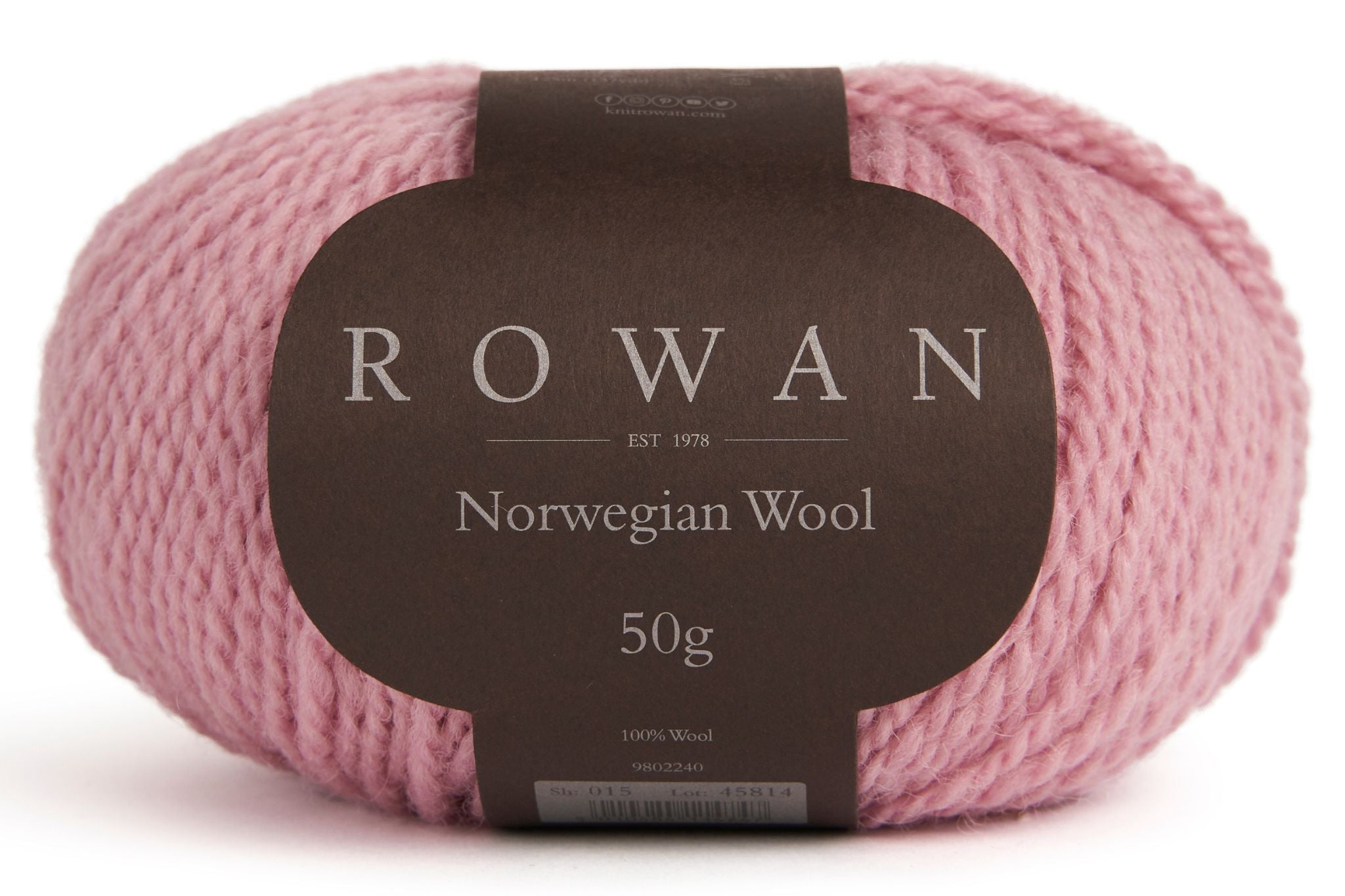 Rowan Norwegian Wool in Frost Pink 020