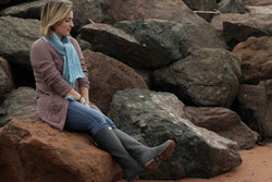 Yuletide Scarf Pattern Fleece and Harmony Signature Aran