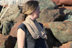 Squall Scarf Pattern Fleece and Harmony Signature Aran