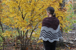 Hap(py) Shawl Pattern in Signature Aran