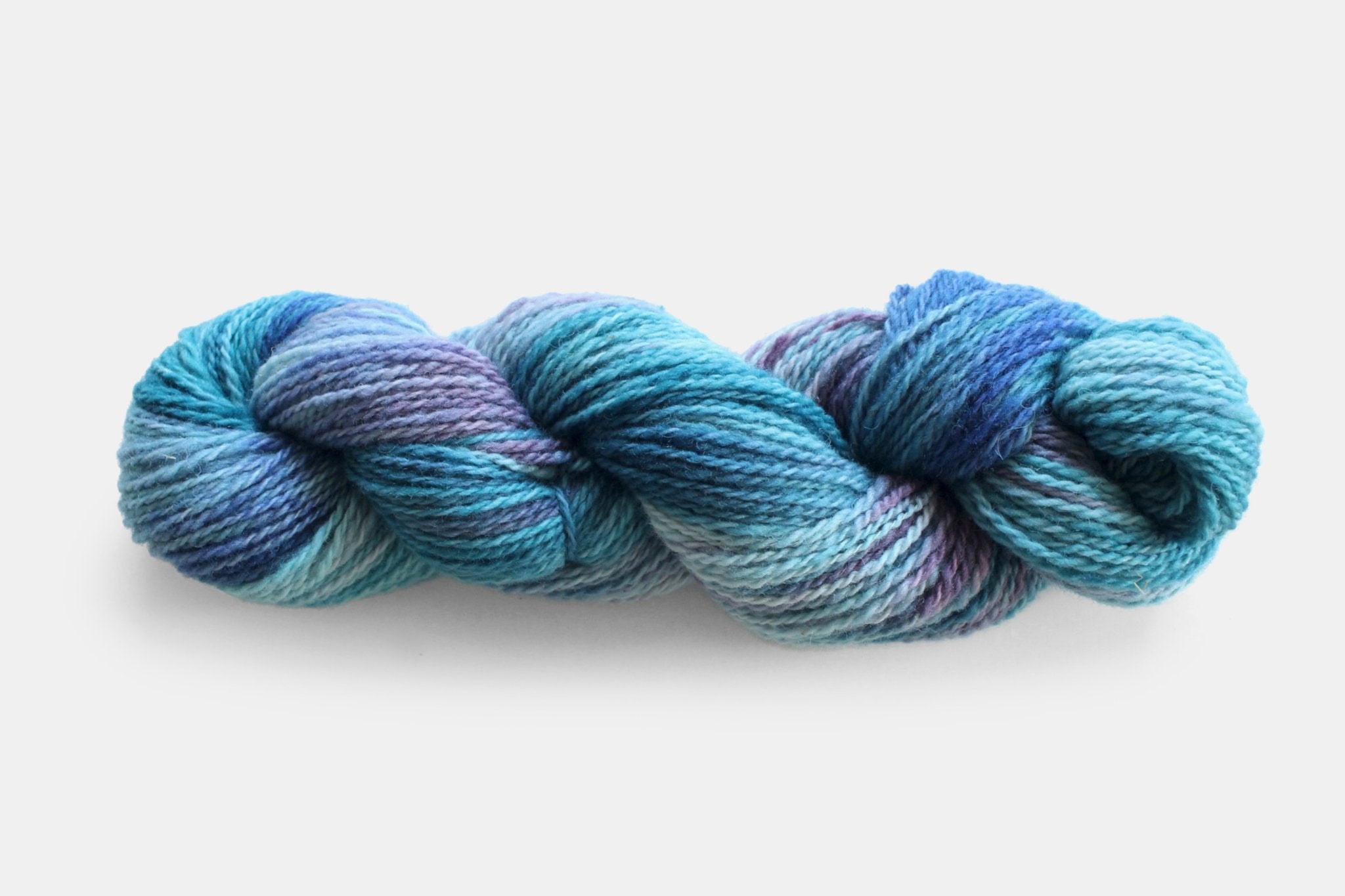 Fleece and Harmony Selkirk Worsted in Blue Poppy