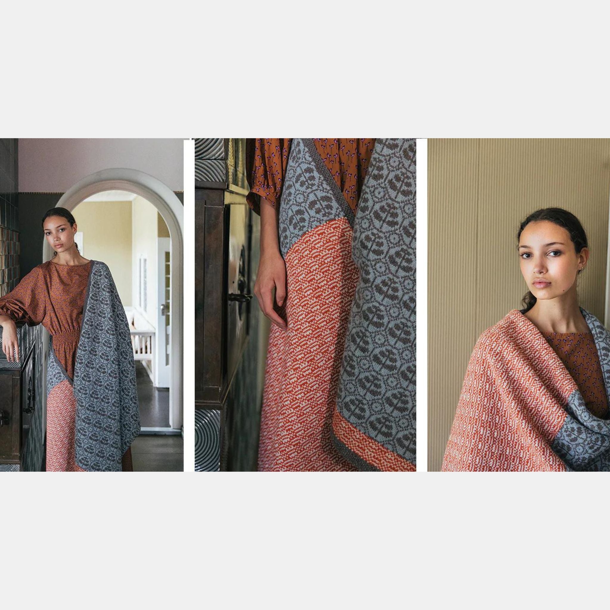 The Knitted Fabric by Dee Hardwicke Garden Wrap