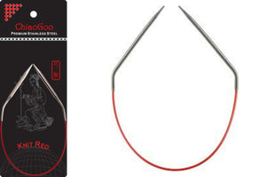ChiaoGoo SS Red Circular Needles-12